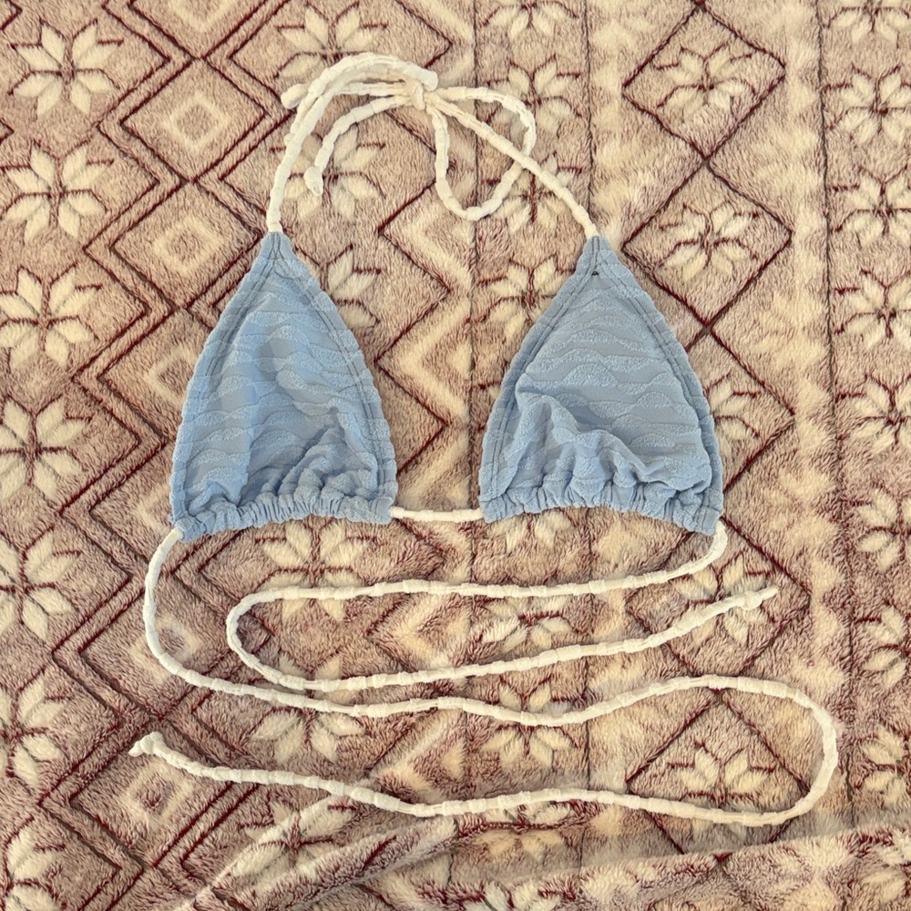 Triangl Swimwear Light Blue Bikini Top